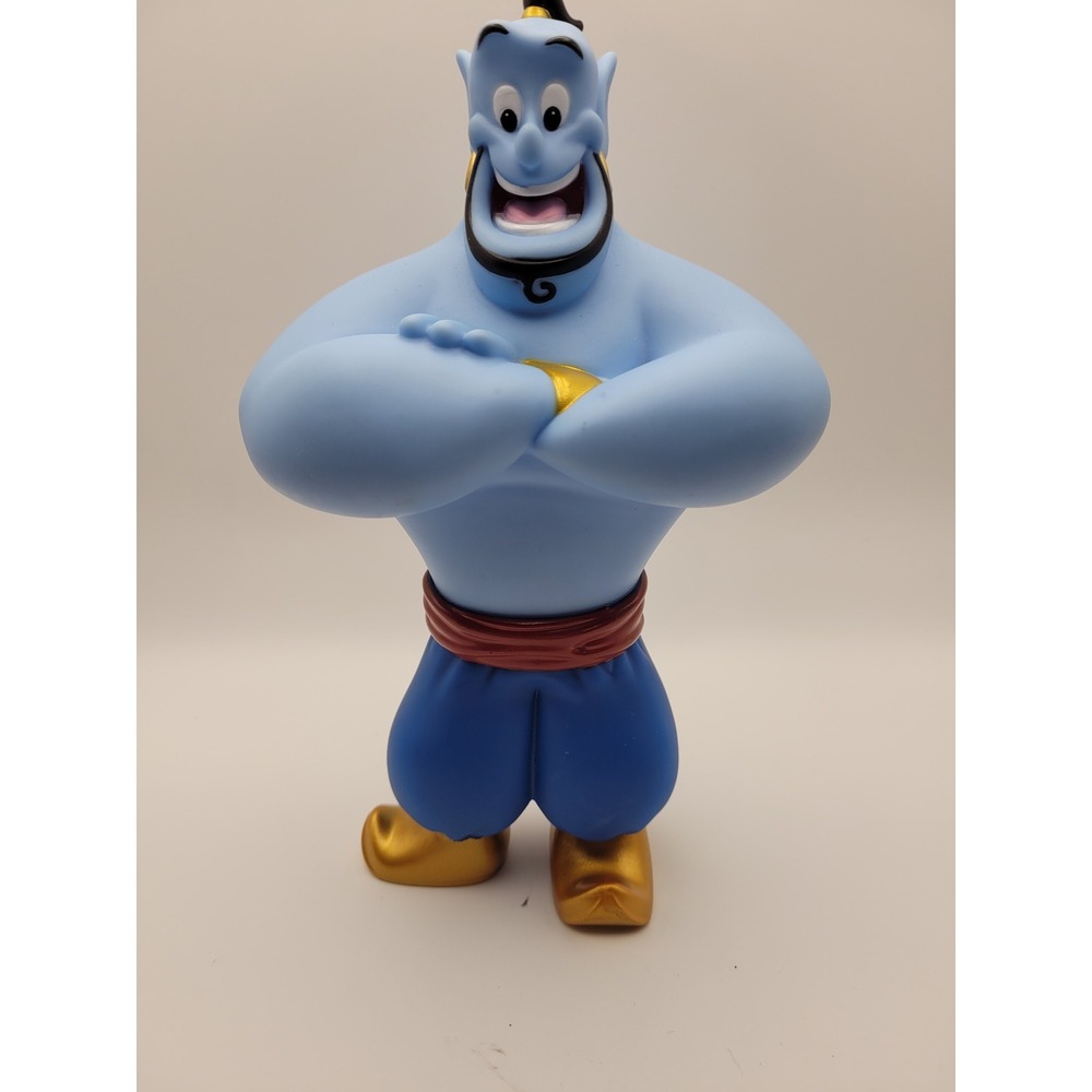 Disney Aladdin Genie Figure Unisex 8 Inch Blue Vinyl Collectible